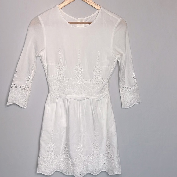 Dolce Vita White Eyelet Dress size XS - Picture 2 of 12